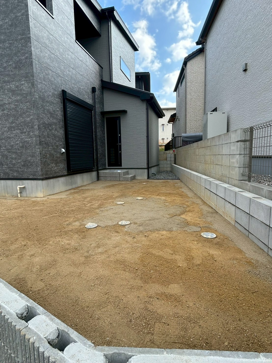 お庭の施工前画像