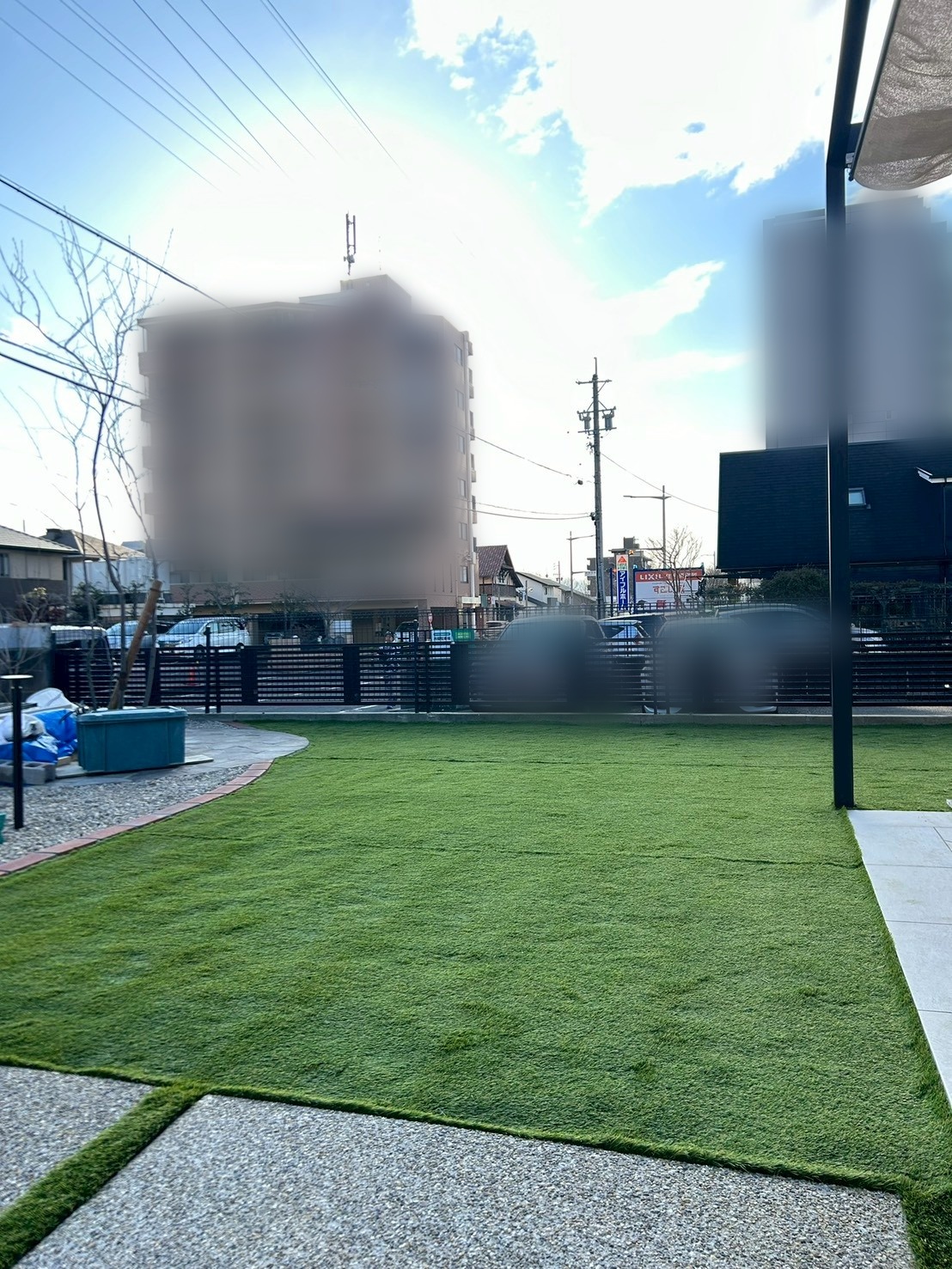 お庭の施工前画像