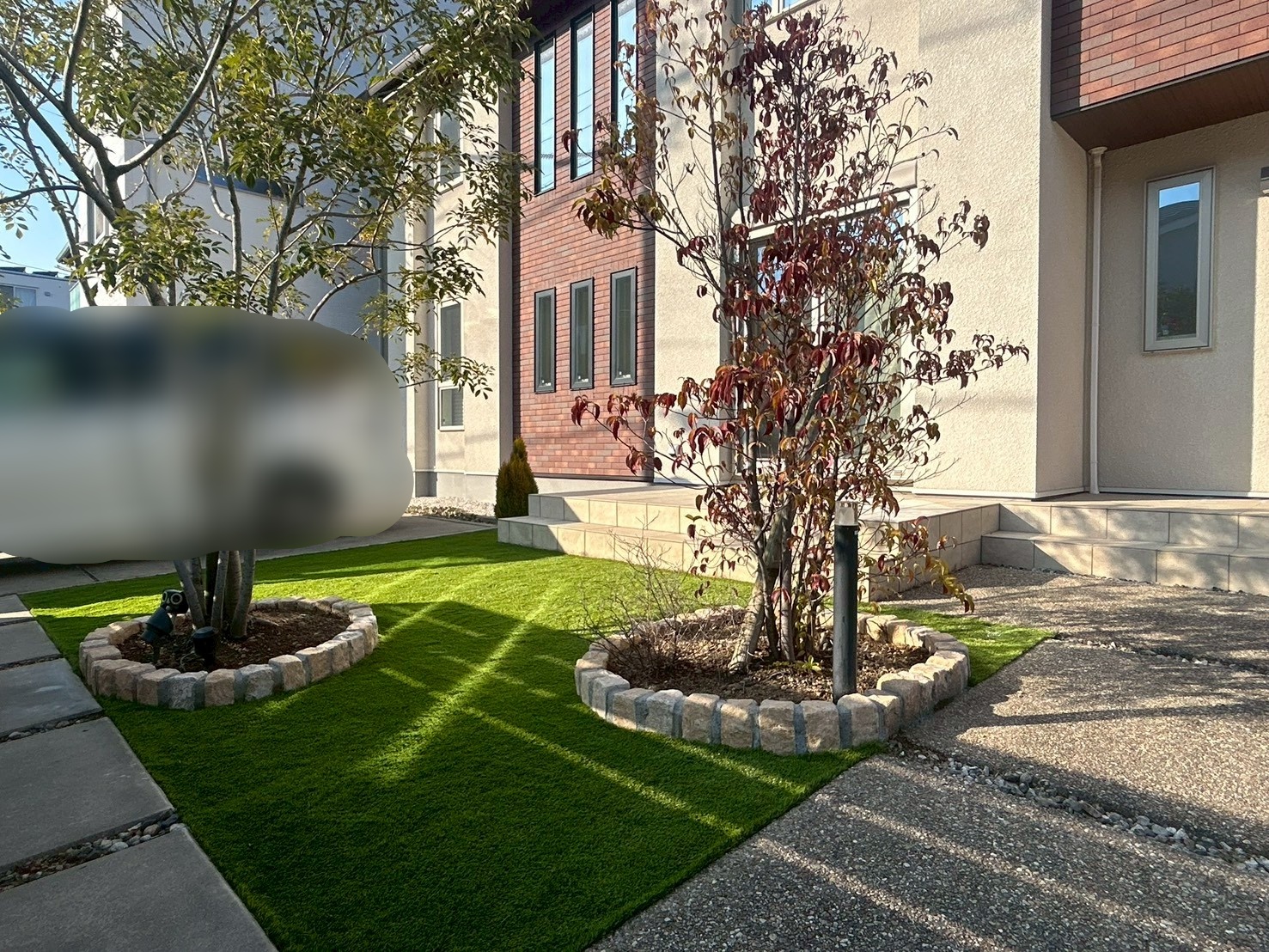 お庭の施工前画像