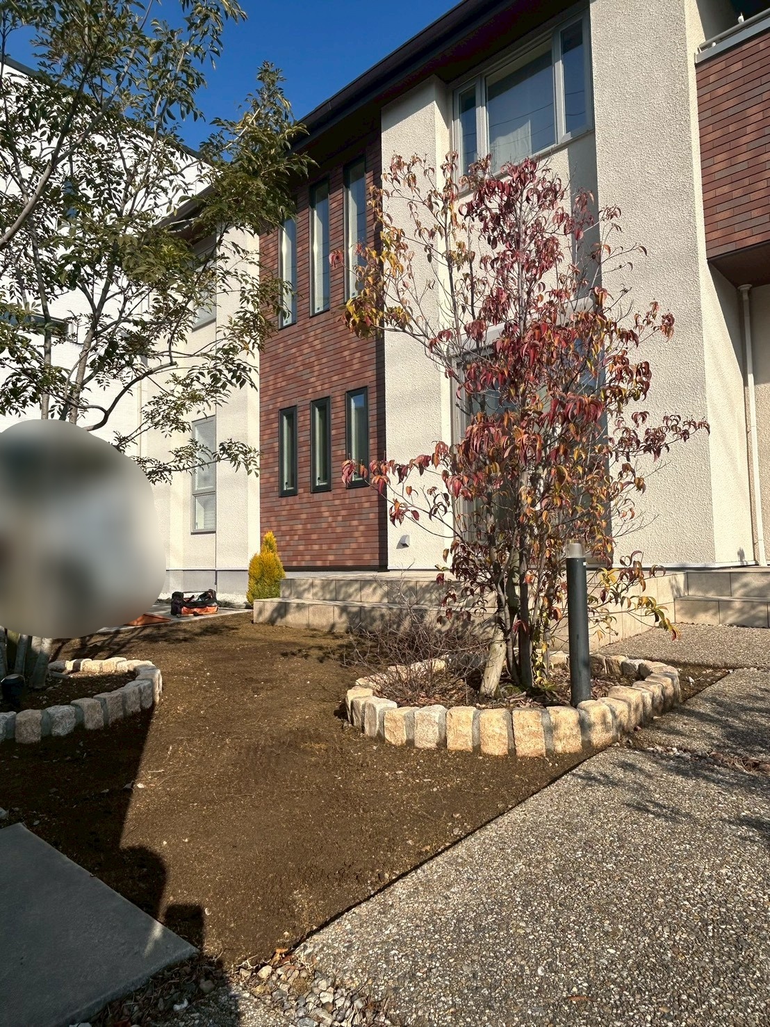 お庭の施工前画像